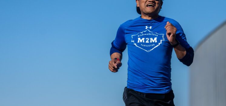 Photos from a Saturday morning shakeout run with the M2M crew prior to the 2018 BMO Vancouver Marathon in Vancouver, BC on May 5, 2018.